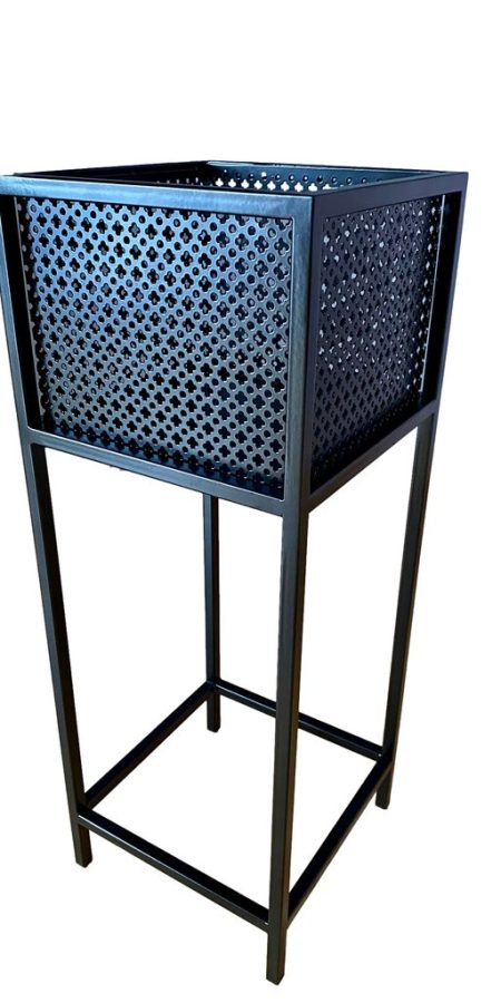 Nowoczesna DONICA LOFT kwietnik Rattan 1