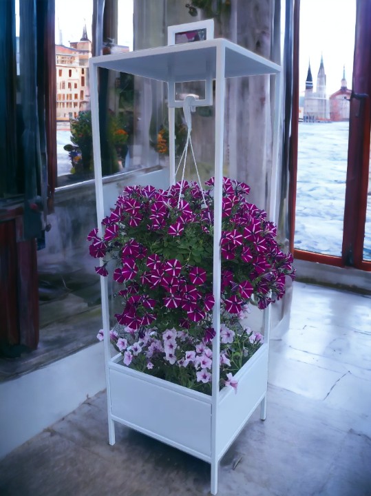 Stalowa Latarnia ogrodowa XL 120 - obrazek 6